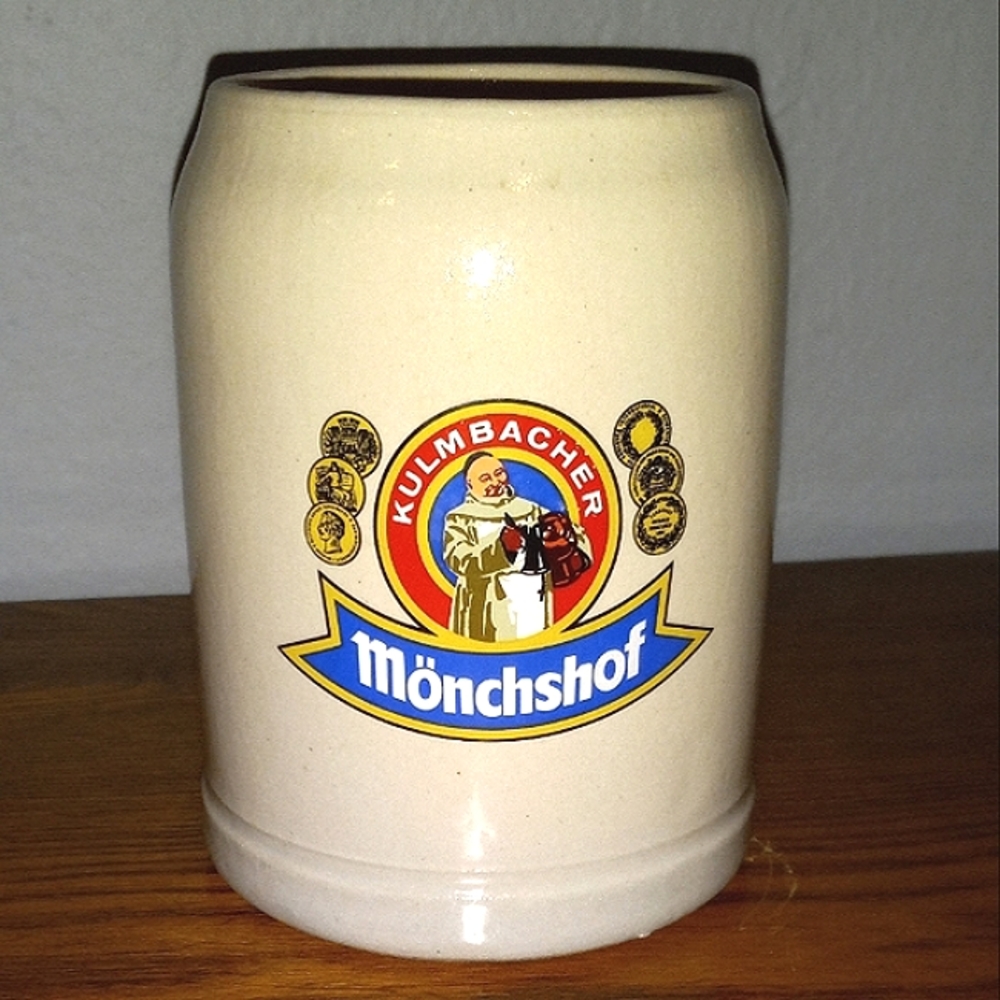 VINTAGE STONEWARE MÖNCHSHOF MUG German Beer